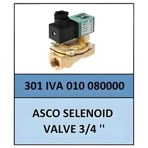 Válvula de Control Solenoide ASCO de 3/4 Pulgadas y 2A - Product Image 1
