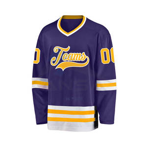 เสื้อฮอกกี้น้ำแข็งแบบใหม่สั่งทำได้ ราคาถูก รับทำโลโก้และดีไซน์ตามสั่ง พิมพ์ลายแบบซับลิเมชั่น - Product Image 1