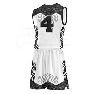 Material de poliéster Uniforme de baloncesto de alta calidad Uniforme de baloncesto de deportes al aire libre personalizado - Product Image 5
