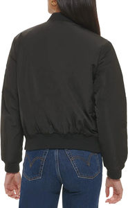 Chaqueta Bomber de Punto para Mujer, Rellena de Algodón Transpirable, con Cierre de Cremallera, Colores y Tallas Personalizadas, Precio Económico al por Mayor - Product Image 6