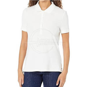 Camiseta de polo de mujer a precio barato con logotipo personalizado al por mayor camisetas de mujer informales al mejor precio - Product Image 1