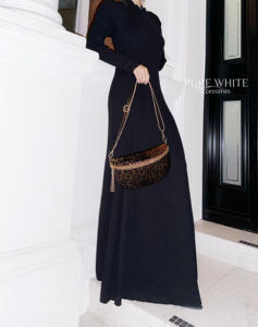 Sac banane bandoulière en cuir italien imprimé léopard - Product Image 6