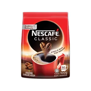 Nescafe Classic Refill Pack Café Instantané 100g x 24 pkts