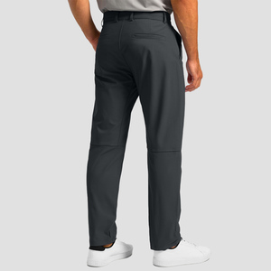 .กางเกงกอล์ฟเนื้อนุ่มสำหรับผู้ชายมีสายรัดเอวยืดหยุ่นและผ้าระบายอากาศได้ดีเหมาะสำหรับใส่ในชีวิตประจำวันและใช้ในการเดินทาง - Product Image 3