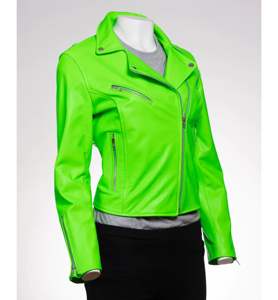 Nuevo estilo, chaqueta de cuero para mujer, chaqueta de Safari para mujer, chaqueta de cuero gruesa Vintage para motocicleta para mujer, acabado tejido - Product Image 2