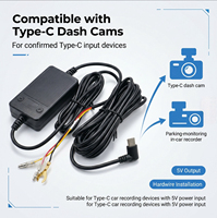 Dashcam Hardwire-Installationskit mit einstellbarem Niederspannungsschutz, ACC-Modus, 5V 2A, Digitalanzeige und Step-Down-Kabel