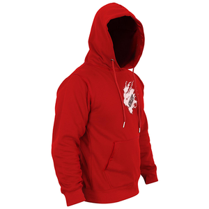 เสื้อฮู้ดแขนยาวมีฮู้ดพิมพ์ลายพัฟดีไซน์โลโก้ตามสั่งแบบใหม่ - Product Image 2