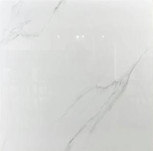 กระเบื้องปูพื้นเซรามิกเคลือบเงาสีขาวขนาด600x600มม. สำหรับห้องนั่งเล่นโกดังและห้างสรรพสินค้ากระเบื้องลายหินอ่อน - Product Image 1