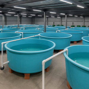 Venta Directa de Fábrica: Peceras de 300 Galones, Tanque de Agua de FRP de Alta Calidad para Acuicultura - Product Image 3