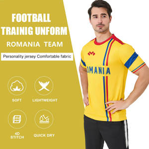 2025เสื้อทีมฟุตบอลโพลีเอสเตอร์ระบายอากาศได้ดีแห้งเร็วระเหิดจากโพลีเอสเตอร์100% - Product Image 6