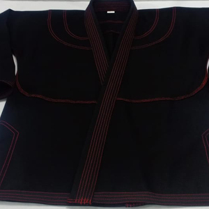 Uniforme professionnel personnalisé 100% coton bjj gi avec coutures sécurisées contrôle de l'humidité points de contrainte renforcés col durable - Product Image 4
