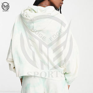 2025 dernier sweat à capuche style tie-die pour femmes 100% coton hiver chaud plusieurs couleurs col à capuche - Product Image 4