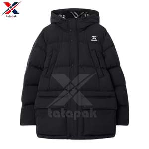 แจ็กเก็ตแนวสตรีทสำหรับผู้ชายเสื้อแจ็คเก็ตบุนวมผ้าไนลอนโพลีเอสเตอร์นูนมีซิปปิดสำหรับฤดูหนาว2025 - Product Image 6