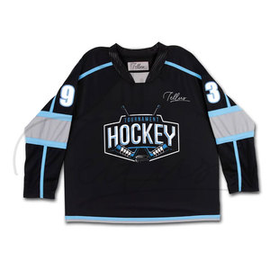 Nuevo Diseño de Jersey de Hockey sobre Hielo 100% Poliéster Transpirable de Secado Rápido Servicio OEM Personalizado TELLUS APPAREL Precio Económico al por Mayor - Product Image 1