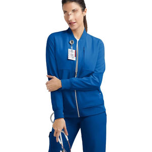 Blouse d'hôpital personnalisée, veste de travail extensible pour infirmières, blouses médicales - Product Image 3