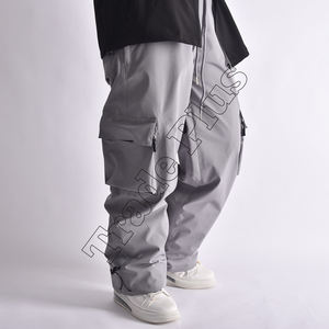 Unisex OEM/ODM impermeable 10.000mm para a prueba de viento transpirable secado rápido Anti-UV pantalones de nieve para esquiar invierno pantalones de esquí al aire libre - Product Image 2