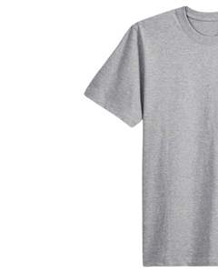 Camiseta clásica de algodón para hombre, cuello redondo, suave, transpirable, manga corta, lisa para imprimir, uso diario informal, suministro al por mayor OEM - Product Image 5