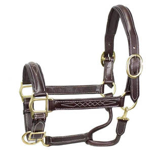 Licol pour cheval de haute qualité avec logo personnalisé, doux, réglable, en acier inoxydable, produits équestres en gros - Product Image 4