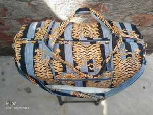 Manufacturer and Wholesaler Large Cotton <b>Weekender</b> Travel <b>Bag</b> Handmade Quilted Duffle Beach <b>Bag</b> Womens Travel <b>Bag</b> - Product Image 6