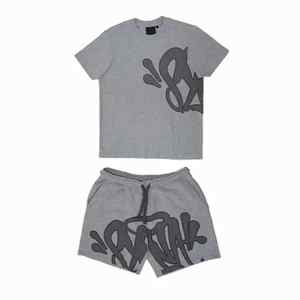 OSTROWEARS ENTERPRISES Conjunto de prendas de vestir exteriores de verano para hombre Ropa de playa de vacaciones Camiseta Polo de 2 piezas Traje corto de moda - Product Image 4