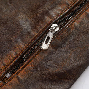 Chaqueta de cuero genuino de piel de vaca de la mejor calidad para hombres Temporada de invierno/otoño Transpirable y de secado rápido Personalizable - Product Image 5