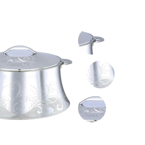 หม้อหุงข้าวสแตนเลสสีเงินกล่องข้าว Chapati ช่วยให้อาหารอุ่นและสดใหม่เครื่องครัวบ้านร้านอาหาร - Product Image 2