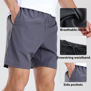 2024 nouveaux hommes été glace soie séchage rapide basket-ball Shorts XL taille décontracté exercice course pantalon avec poches motif solide - Product Image 3