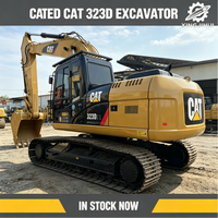 Excavatrice sur chenilles Caterpillar 323D, 23 tonnes, excavatrice moyenne, moteur Cat C6.4 ACERT, d'occasion, américaine, pour travaux de terrassement