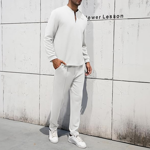 Casual Mens 2 Piece Tracksuits Set Athletic Sweatsuit Jogging Suits Sets Long Sleeve Outfits Latest Style on Sale - Product Image 3