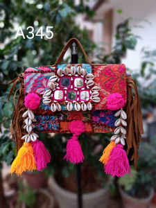 Banjara, bolso de hombro con espejo bordado a la moda para mujer, bolso de mano, recién llegado, fiesta de noche, tela de alta calidad - Product Image 3