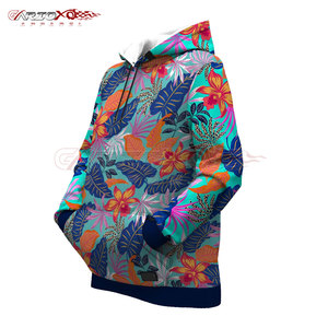 เสื้อฮู้ดกีฬาผู้หญิงสั่งทำพิเศษ ระบายอากาศได้ดี น้ำหนักเบา พิมพ์ลายแบบซับลิเมชั่นเต็มตัว เสื้อฮู้ดสำหรับกีฬาฤดูหนาว รับผลิตแบบ OEM - Product Image 3