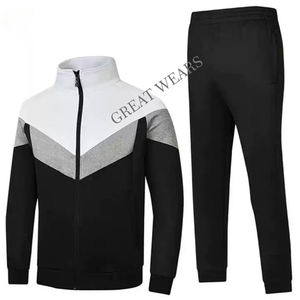 Ensemble de survêtements de football pour hommes-Spandex/coton antibactérien léger respirant entraînement course à pied sport sweat tenues personnalisées - Product Image 3