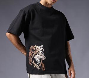 Meilleur T-shirt brodé pour homme en gros, design personnalisé, col rond, coton doux, logo imprimé sérigraphié, coupe classique, anti-froissement - Product Image 2