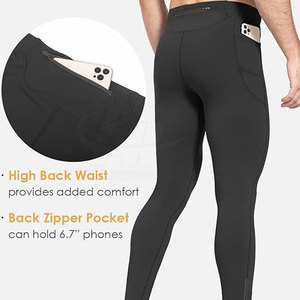 Gym Compression Leggings High Quality Leggings For Fitness And Exercise Use <b>Running</b> Compression Leggings - Product Image 3