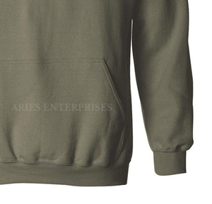 เสื้อฮู้ดผ้าฝ้ายแบบสวมหัวสำหรับทุกเพศเสื้อฮู้ดผ้าฝ้ายย้อมสีล้วนขนาดพลัสไซส์ตามสั่งสำหรับฤดูหนาว - Product Image 2