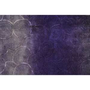 Vintage 5'x7' Purple <b>Turkish</b> <b>Rug</b> Classic Large Area Tabriz Style Patchwork Pattern Wool Material Latex Backing for Teen's Room - Product Image 5