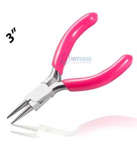 Mini alicates duraderos de 3 pulgadas, herramientas de fabricación de joyas, abalorios de acero al carbono, doblado de alambre, artesanía DIY, pedidos personalizados OEM - Product Image 1