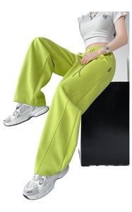 Pantalones Deportivos Unisex de Felpa Francesa P4929, Personalizados, Transpirables, Holgados, de Cintura Alta, Casuales - Product Image 4