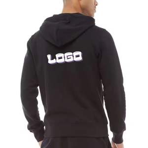 Ventes en gros de sweats à capuche en coton respirant et écologique de haute qualité, 330 grammes, avec logo personnalisé brodé et imprimé, fermeture éclair - Product Image 1
