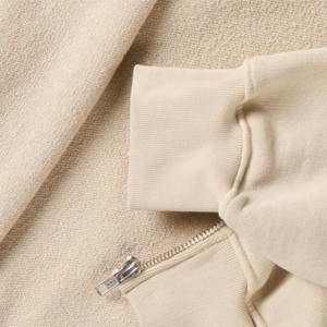 Sudadera con capucha para mujer con cremallera en blanco al por mayor, cómoda y elegante, perfecta para ropa informal, sudaderas con capucha en blanco para mujer OEM - Product Image 3