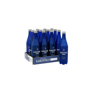Venta al por mayor de agua mineral Saratoga Spring sin gas en botellas de vidrio de 750 ml, paquetes de 24 unidades en cajas maestras para clubes mayoristas de venta al contado y a llevar. - Product Image 2