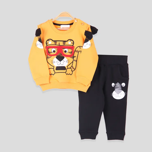 Ropa para niños pequeños Color sólido Niños Traje de sudor Otoño Niños Casual Servicio OEM PK Soporte Poliéster Algodón - Product Image 1