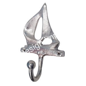 Crochet mural en aluminium pour yacht Accessoires décoratifs personnalisés Crochets à manteaux en argent bon marché pour mur à BASSE quantité minimale de commande - Product Image 2