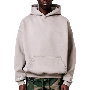 Jersey de moda informal de algodón 100% de la mejor calidad para hombre, sudaderas con capucha transpirables de gran tamaño para invierno, bordado OEM para invierno - Product Image 1