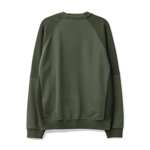 Sweat-shirt à col rond unisexe avec logo personnalisé Sweat-shirt d'hiver brodé 100% coton de haute qualité avec découpe - Product Image 2