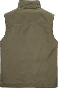 2025 New High Quality <b>Men's</b> Breathable Winter Cotton <b>Fleece</b> <b>Vest</b> Casual OEM Outwear Warm Sleeveless Jackets for Outer Wear - Product Image 2