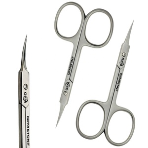 Ciseaux à ongles droits professionnels en acier inoxydable de haute qualité pour salon de manucure, ciseaux à cuticules en plastique - Product Image 3