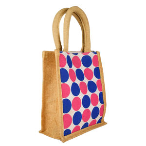 Bolsa de compras reutilizable de Yute natural personalizada al por mayor, bolsas de yute ecológicas con logotipo impreso, para regalo de devolución, eventos de boda - Product Image 2