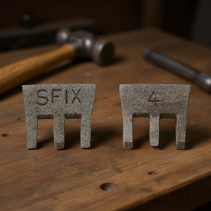 SFIX <b>Cast</b> Iron Durable Hammer Wedge 26mm Width 3 1500g Bag of 25 Pieces Knives & Tools - Product Image 3