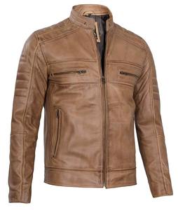 Chaqueta de Cuero para Hombre con Acabado Premium, Estilo Urbano Casual, Ropa de Cuero Vacuno, Fabricación Personalizada OEM al por Mayor - Product Image 4